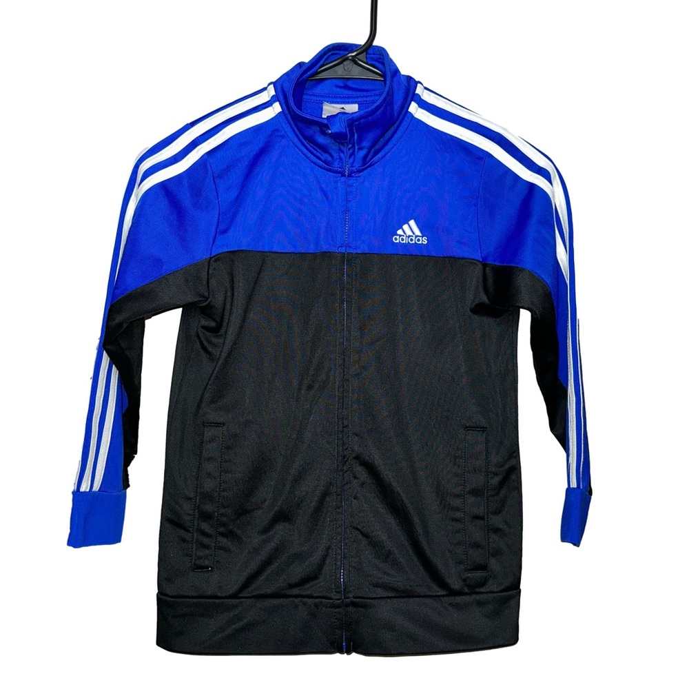Adidas Blue and Black Track Jacket